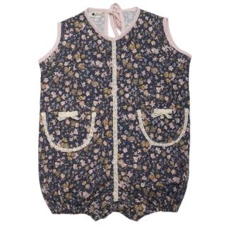 Hi Little One rampers dla dziewczynki BOHO FLOPI Navy roz S Pom Pom Mimisia.pl