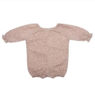 Hi Little One rampers długi rękaw muślin BOHO LEAF Rose roz L Pom Pom Mimisia.pl