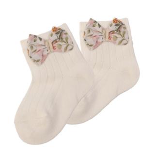 Hi Little One skarpetki dla dziewczynki BOHO FLOPI Mauve roz 1-2 lata Pom Pom Mimisia.pl
