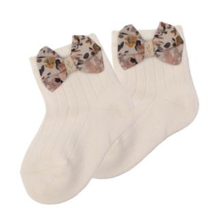 Hi Little One skarpetki dla dziewczynki BOHO FLOPI Sand roz 1-2 lata Pom Pom Mimisia.pl