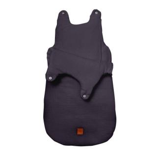 Hi Little One śpiworek dla Noworodka muślin TOG 3,0 ONE BAG Iron roz S Mimisia.pl