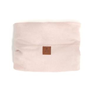 Hi Little One szalik golf zimowy niemowlęcy BOHO Blush M Pom Pom Mimisia.pl