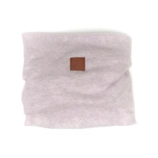 Hi Little One szalik golf zimowy niemowlęcy BOHO Dark Pink M Pom Pom Mimisia.pl