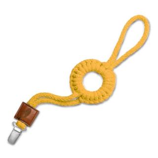 Hi Little One - sznurkowa zawieszka z kółkiem do smoczka Pacifier holder with RING Pineapple Mimisia.pl