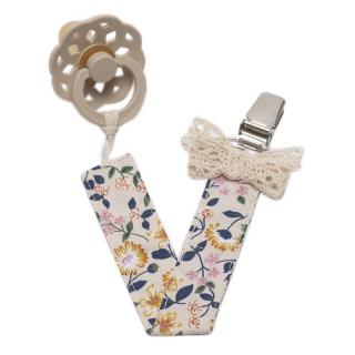 Hi Little One zawieszka do smoczka BOHO FLOPI Powder Pom Pom Mimisia.pl