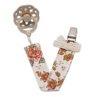 Hi Little One zawieszka do smoczka BOHO FLOPI Rose Pom Pom Mimisia.pl
