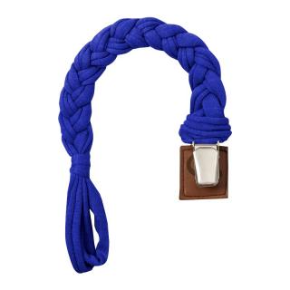 Hi Little One zawieszka do smoczka warkoczykowa Deep Navy Mimisia.pl