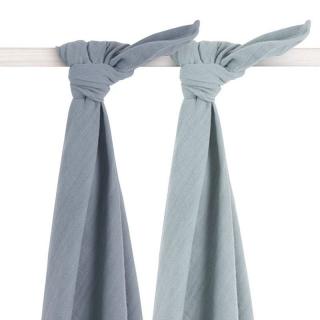 Jollein 2 otulacze bambusowe 115x115 cm BAMBOO Storm Grey Mimisia.pl