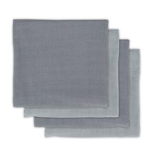 Jollein 4 pieluszki bambusowe 65x65 cm BAMBOO Storm Grey Mimisia.pl