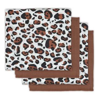 Jollein 4 pieluszki niemowlęce Hydrophlic 70x70 cm LEOPARD Natural Mimisia.pl