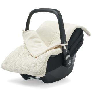 Jollein ciepły śpiworek do wózka i fotelika SPRING KNIT Ivory Mimisia.pl