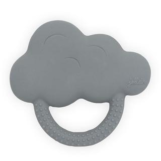 Jollein gryzak dla niemowlaka kauczuk naturalny Chmurka Cloud STORM GREY Mimisia.pl