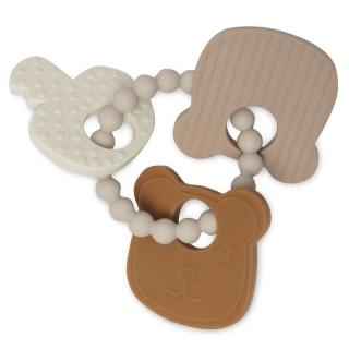 Jollein gryzaki silikonowe sensoryczne Miś TEDDY BEAR Mimisia.pl