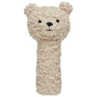 Jollein grzechotka dla Niemowlaka miękka Miś TEDDY BEAR Naturel Mimisia.pl