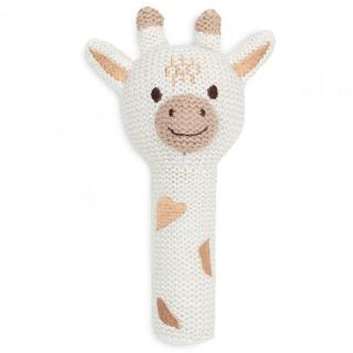 Jollein grzechotka dla Niemowlaka miękka Żyrafa GIRAFFE Mimisia.pl