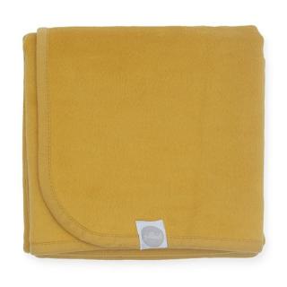 Jollein kocyk do wózka fotelika i kołyski 100x75 cm CRIB Mustard Mimisia.pl