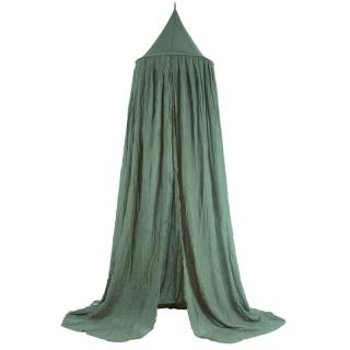 Jollein moskitiera baldachimowa nad łóżeczko niemowlęce 245 cm VINTAGE Asg Green Mimisia.pl