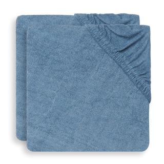 Jollein pokrowce na przewijak 50x70 cm 2 szt FROTTE Jeans Blue Mimisia.pl