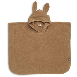 Jollein ponczo kąpielowe z kapturem 65x62 cm Króliczek RABBIT Caramel Mimisia.pl