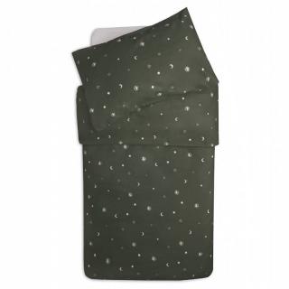 Jollein pościel dziecięca poszewki 140x100 cm/60x40 cm STARGAZE Leaf Green Mimisia.pl
