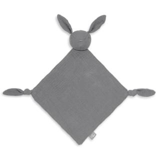 Jollein przytulanka dou dou z zawieszką na smoczek Królik BUNNY Storm Grey Mimisia.pl