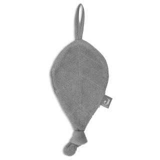 Jollein przytulanka dou dou z zawieszką na smoczek Listek LEAF Storm Grey Mimisia.pl