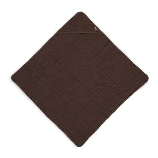 Jollein ręcznik z kapturkiem dla Niemowlaka 75x75 cm MUSLIN Cheastnut Mimisia.pl
