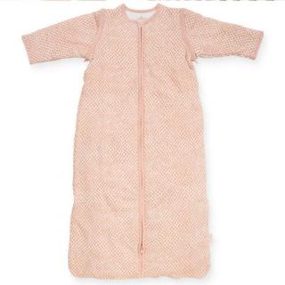 Jollein śpiworek niemowlęcy do spania całoroczny z odpinanymi rękawami 4 Pory Roku SNAKE Pale Pink 70 cm Mimisia.pl