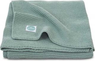 Kocyk dla niemowląt 100x150 cm Basic zielony Jollein Mimisia.pl