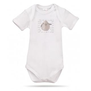 Lait Baby Organic Body Short Sleeve Tweet the Bird Gray 3 m+ Mimisia.pl