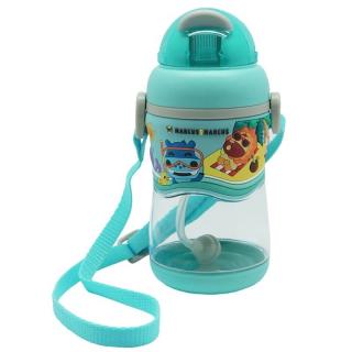 Marcus  Marcus butelka/bidon z obciążoną słomką 3D 2w1 350 ml Mint Ollie Mimisia.pl
