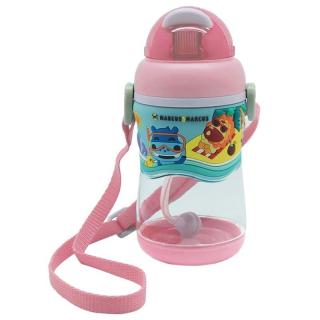 Marcus  Marcus butelka/bidon z obciążoną słomką 3D 2w1 350 ml Pink Pokey Mimisia.pl