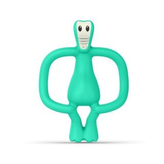 Matchstick Monkey gryzak silikonowy sensoryczny z mini szczoteczką Animals Crocodile Mimisia.pl