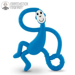 Matchstick Monkey gryzak terapeutyczny silikonowy ze szczoteczką Dancing Blue Mimisia.pl