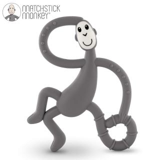 Matchstick Monkey gryzak terapeutyczny silikonowy ze szczoteczką Dancing Grey Mimisia.pl