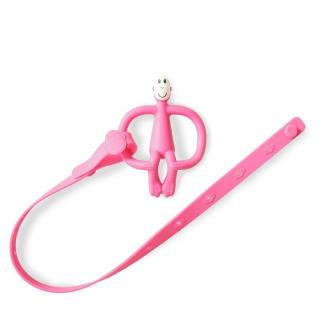 Matchstick Monkey zawieszka silikonowa długa do wózka 55 cm MULTI MAXI Pink Mimisia.pl
