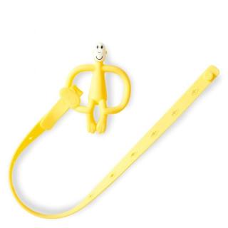 Matchstick Monkey zawieszka silikonowa długa do wózka 55 cm MULTI MAXI Yellow Mimisia.pl
