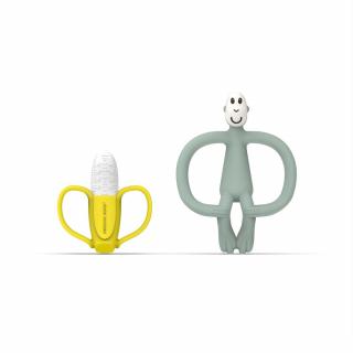 Matchstick Monkey zestaw do higieny jamy ustnej niemowlaka Małpka i Banan Mimisia.pl