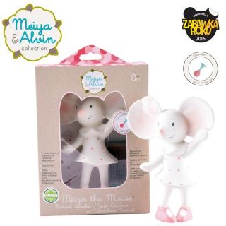Meiya  Alvin - Gryzak piszczący z organicznego kauczuku Hevea Meiya Mouse Mimisia.pl