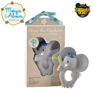 Meiya  Alvin - Gryzak z organicznego kauczuku Hevea Alvin Elephant Mimisia.pl