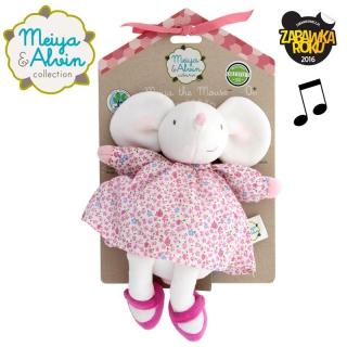 Meiya  Alvin - Lalka przytulanka z pozytywką Meiya Mouse Mimisia.pl