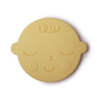 Mushie - Gryzak silikonowy FACE Banana Cream Mimisia.pl