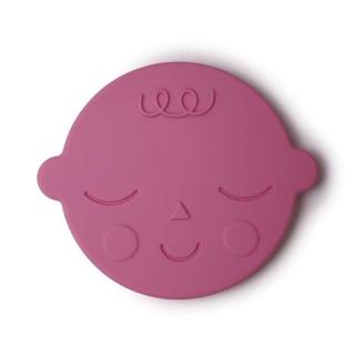 Mushie - Gryzak silikonowy FACE Bubblegum Mimisia.pl