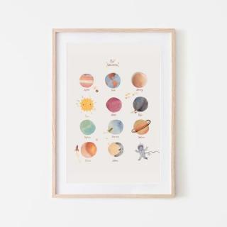 Mushie - Plakat Planety Large Mimisia.pl