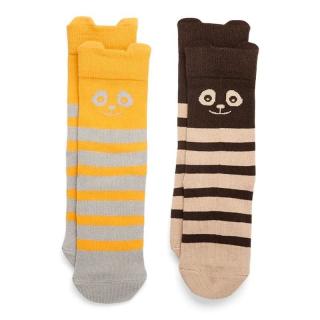 Nuuroo - 2 pary skarpetek z bawełny organicznej FRIDA Animals roz. 17-18 cm Mimisia.pl