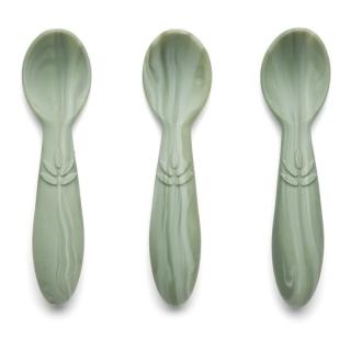 Nuuroo łyżeczki silikonowe dla niemowlaka 3 szt Light Green Mimisia.pl