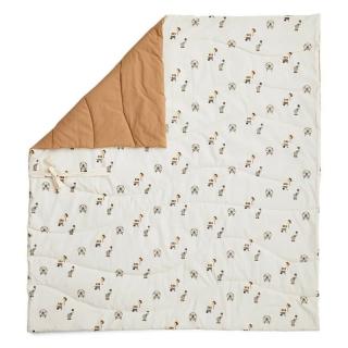Nuuroo mata do zabawy 120x120 cm dwustronna BIO bawełna FLOWER BEE Mimisia.pl