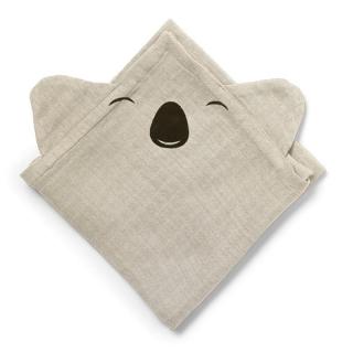 Nuuroo pieluszki dla noworodka 70x70 cm BIO muślin 2 szt KOALA Cobblestone Mimisia.pl