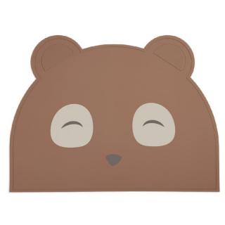 Nuuroo podkładka silikonowa na stół dla dzieci PANDA Chocolate Malt Mimisia.pl