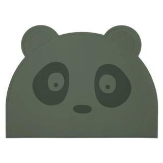 Nuuroo podkładka silikonowa na stół dla dzieci PANDA Dusty Green Mimisia.pl